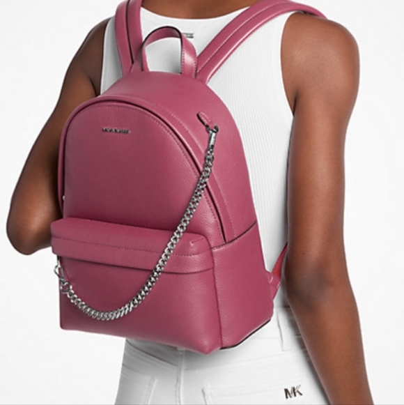 NWT Dark Raspberry Medium Slater Backpack - Picture 4 of 6